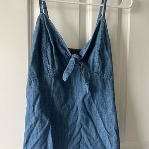 Denim Blue Sleeveless Dress